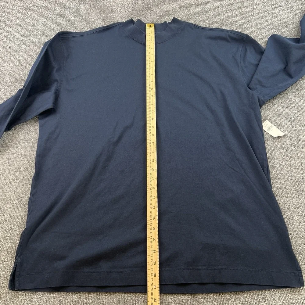 Banana Republic Men's‎ XXL Tall Long Sleeve Tee Navy Crew Neck NWT